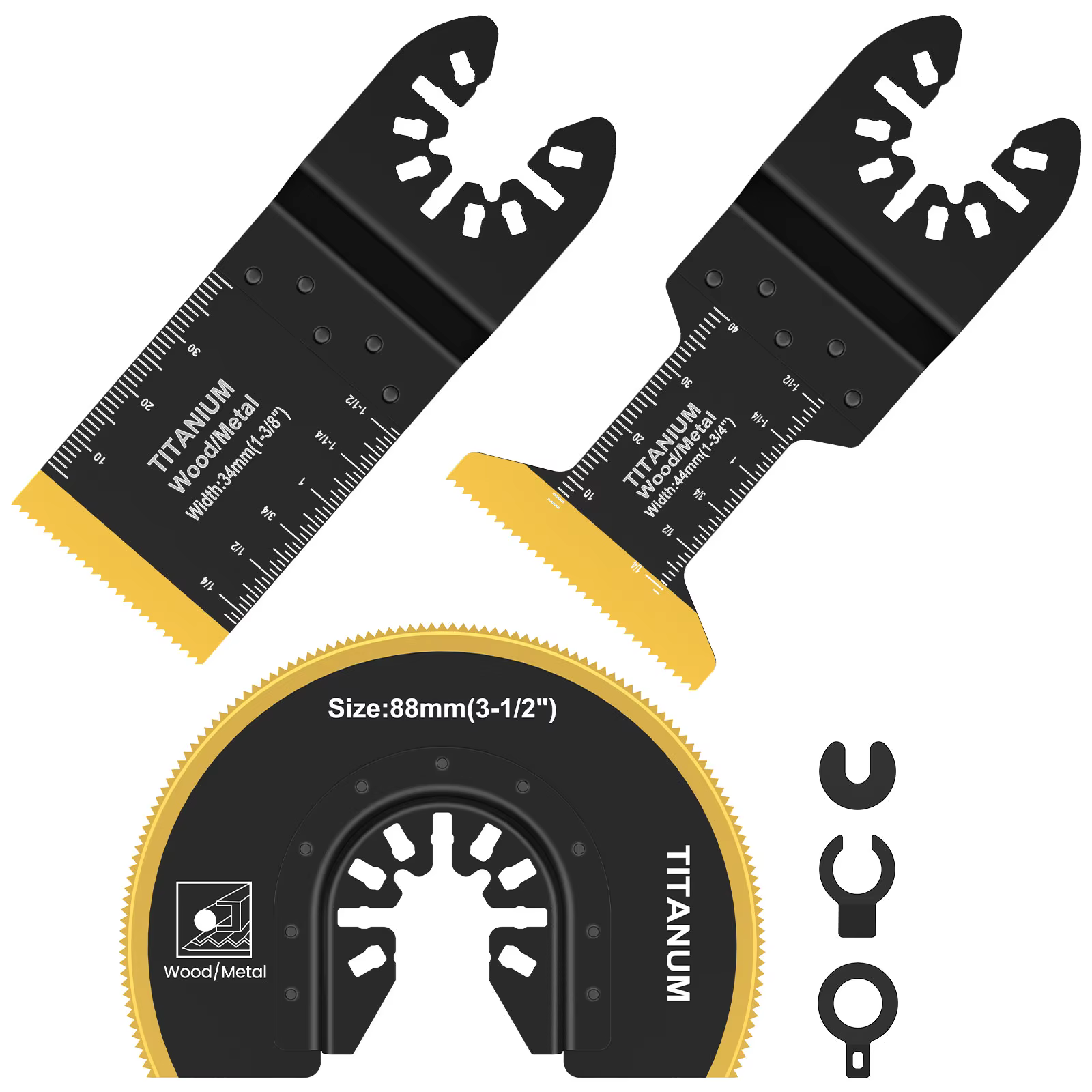 Kit de lames de scie oscillantes en titane