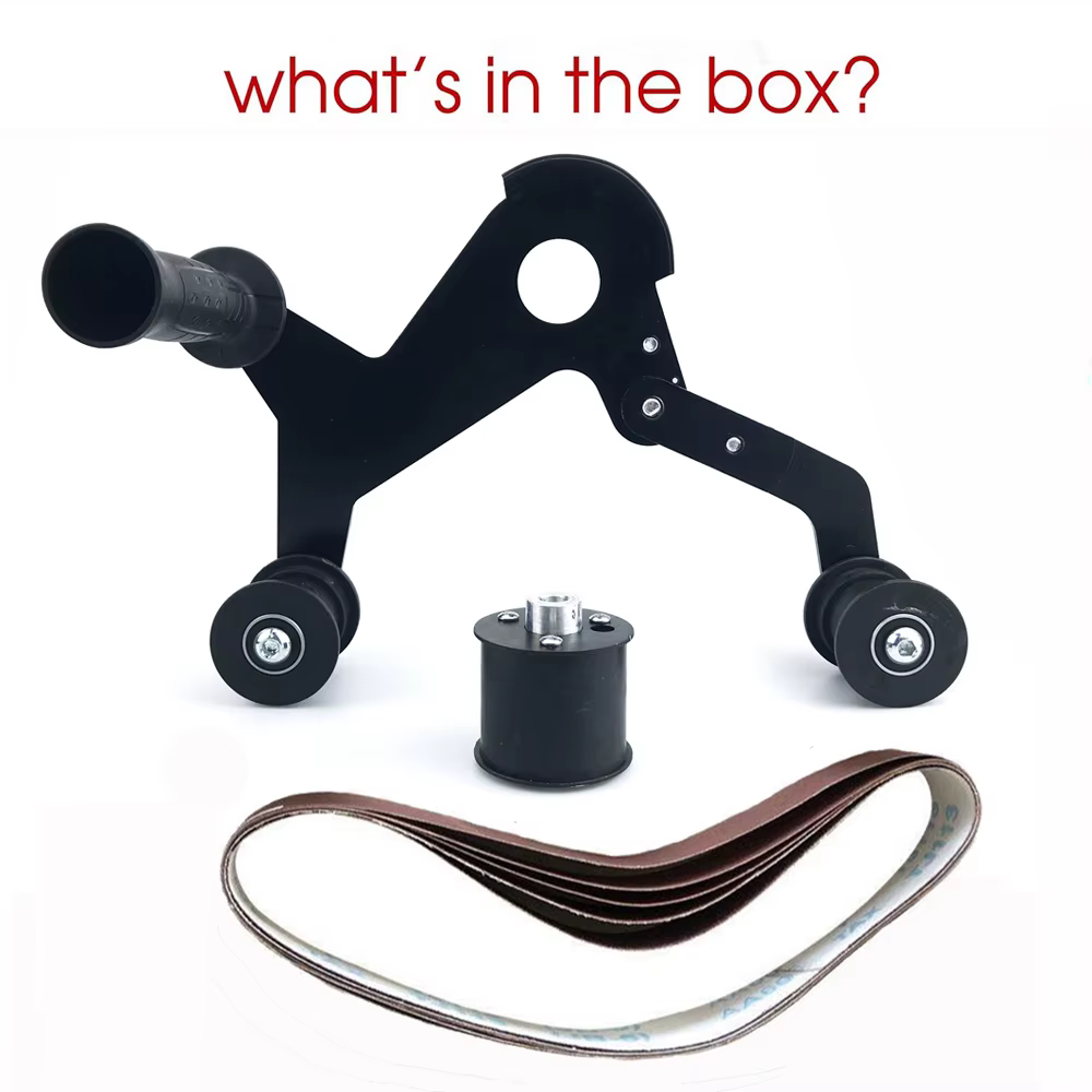 Kit adaptateur de meuleuse d'angle pour ponceuse à bande