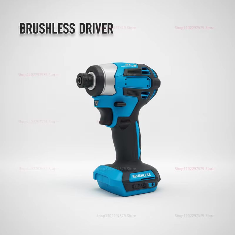 Perceuse à percussion sans fil 18V, outils électriques rechargeables, visseuses 1800 tr/min, idéale pour le bricolage et la construction