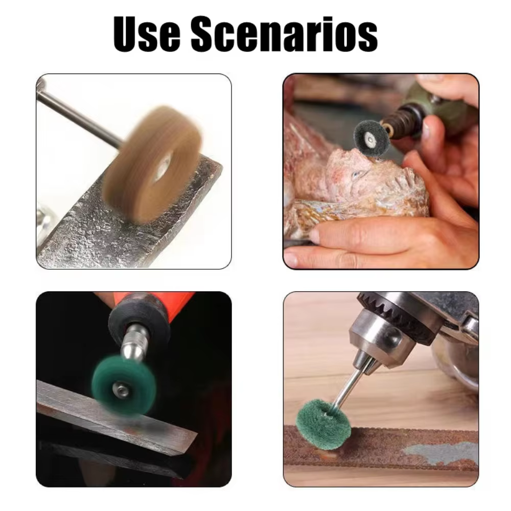 Mini perceuse, brosse Abrasive