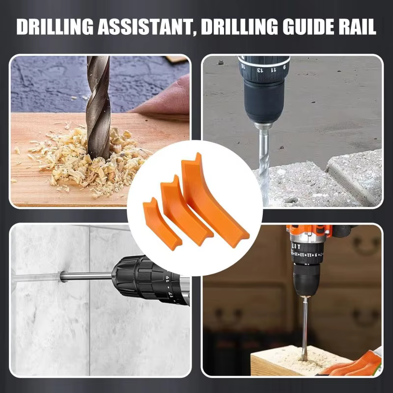 Lot de 6 guides de perçage à rainure en V