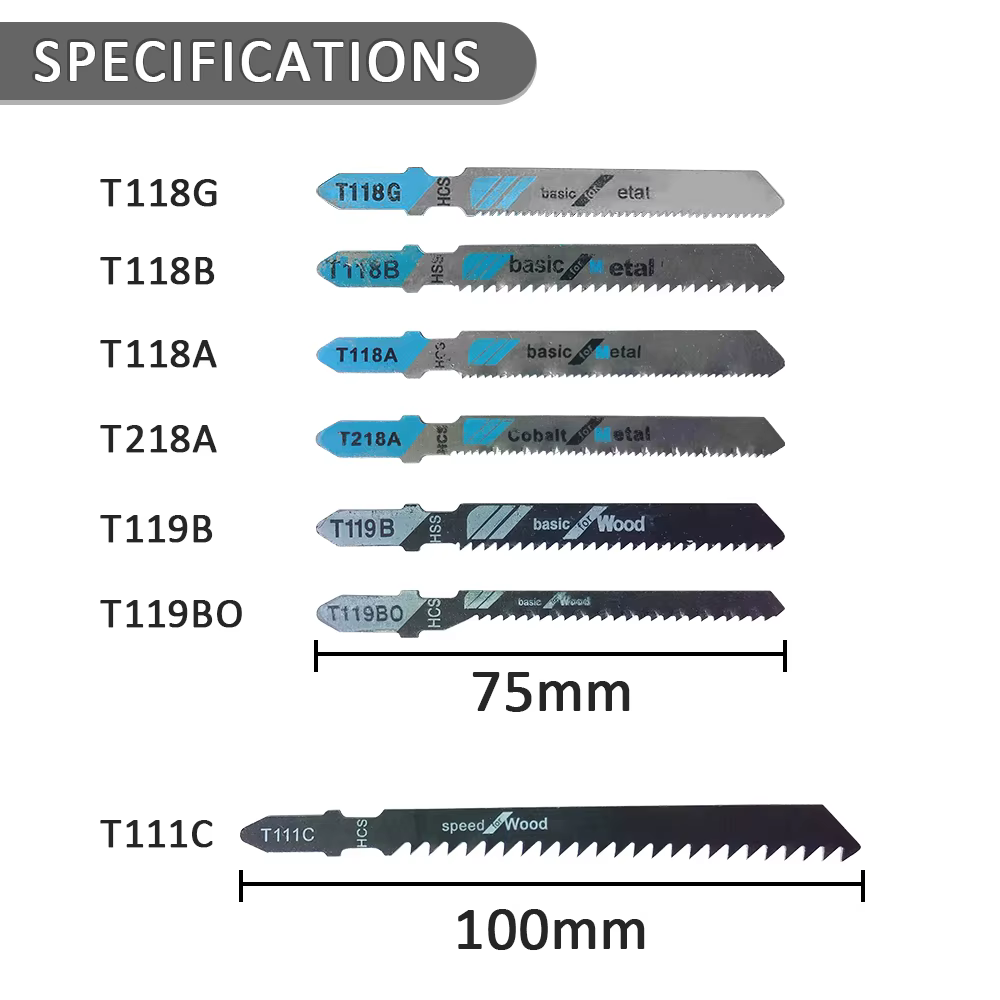 Ensemble de 35 lames de scie sauteuse
