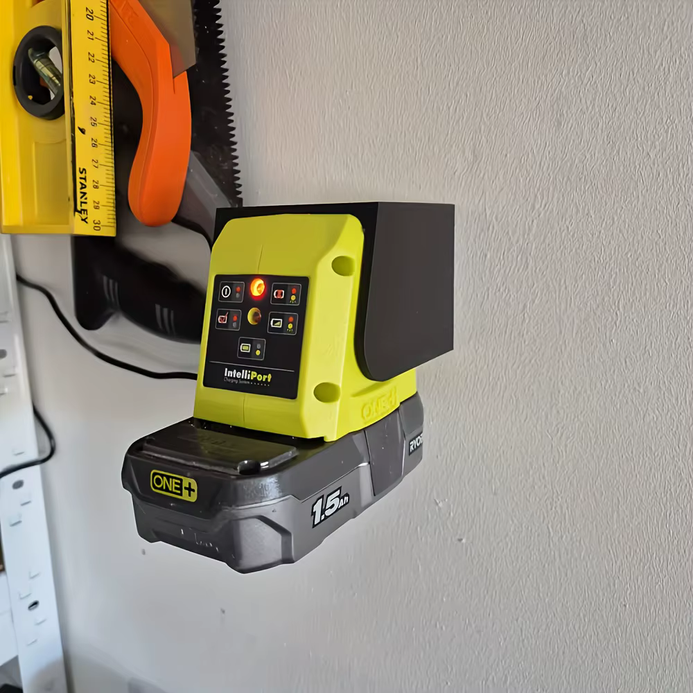 Support de rangement mural pour chargeur Ryobi RC18115