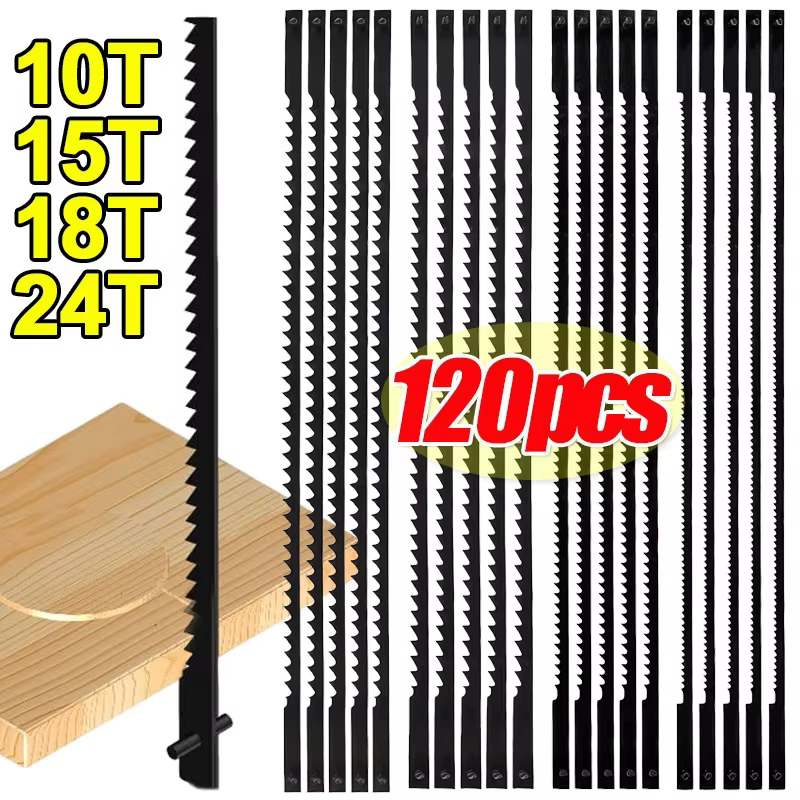 120/5x jeu de lames de scie sauteuse en acier au carbone travail du bois