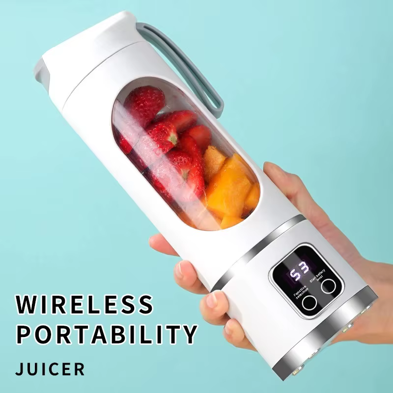 Mini Mélangeur Électrique Portable Ju479, Extracteur de Fruits, Machine à Jus Multifonction, pour Centre Commercial