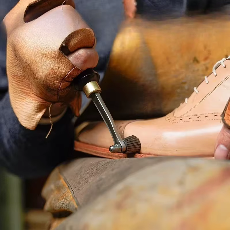 Machine à embosser les bords de chaussures, outil de gaufrage manuel pour artisanat du cuir, outil d'embossage spécifique pour chaussures, espacement des rouleaux de 1,5/2/3 mm