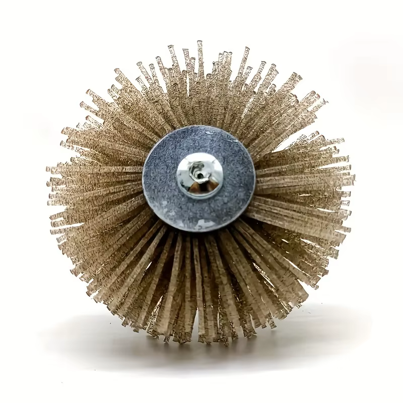Brosse de polissage en nylon pour sculpture sur bois d'acajou