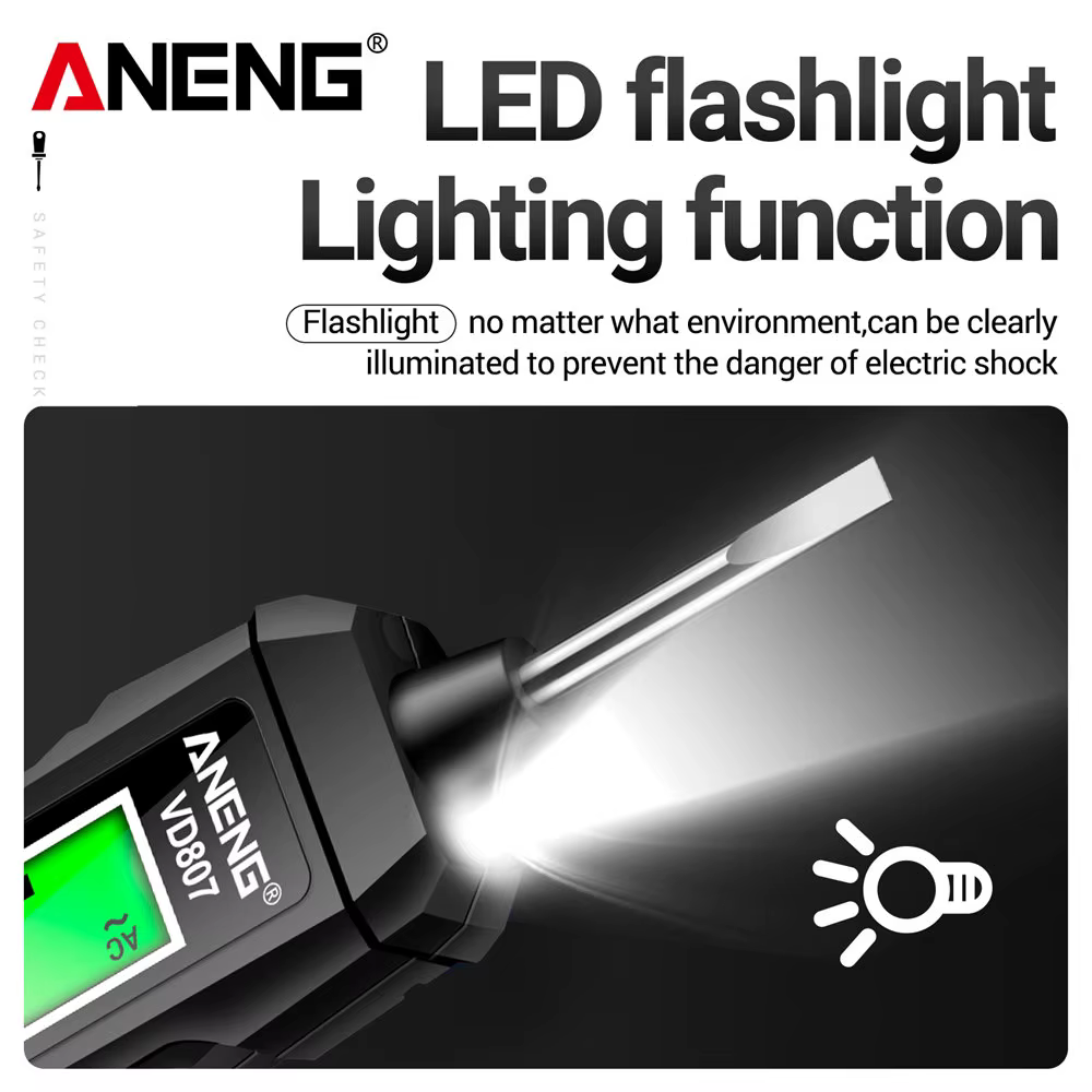 Stylo testeur de tension numérique ANENG VD807