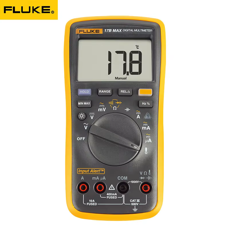 Fluke 15B MAX 17B MAX multimètre de plage numérique automatique DMM tension AC/DC courant résistance testeur de capacité