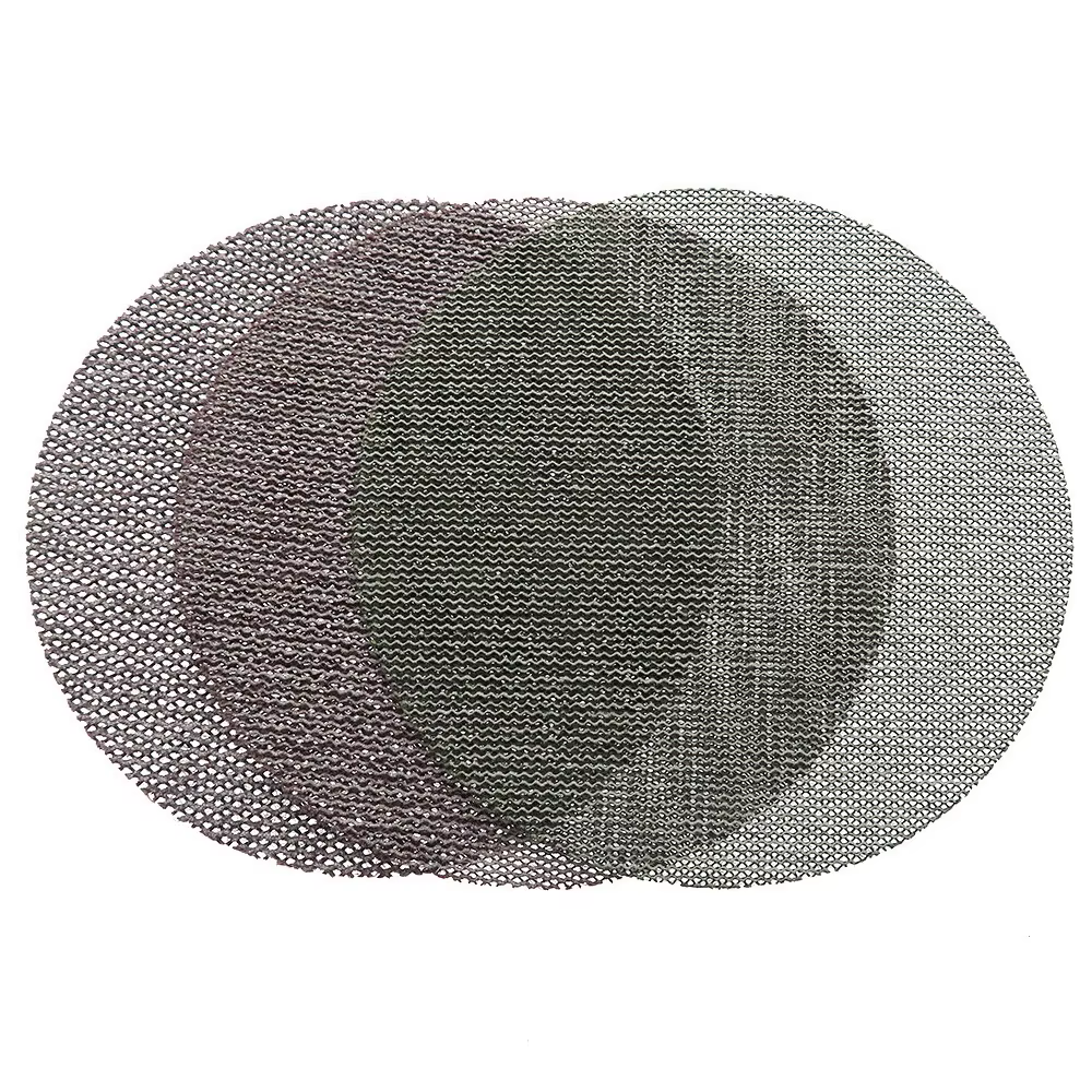 3/4/5/6 pouces Mirka Autonet crochet et boucle disques abrasifs sans poussière papier de verre disque de maille