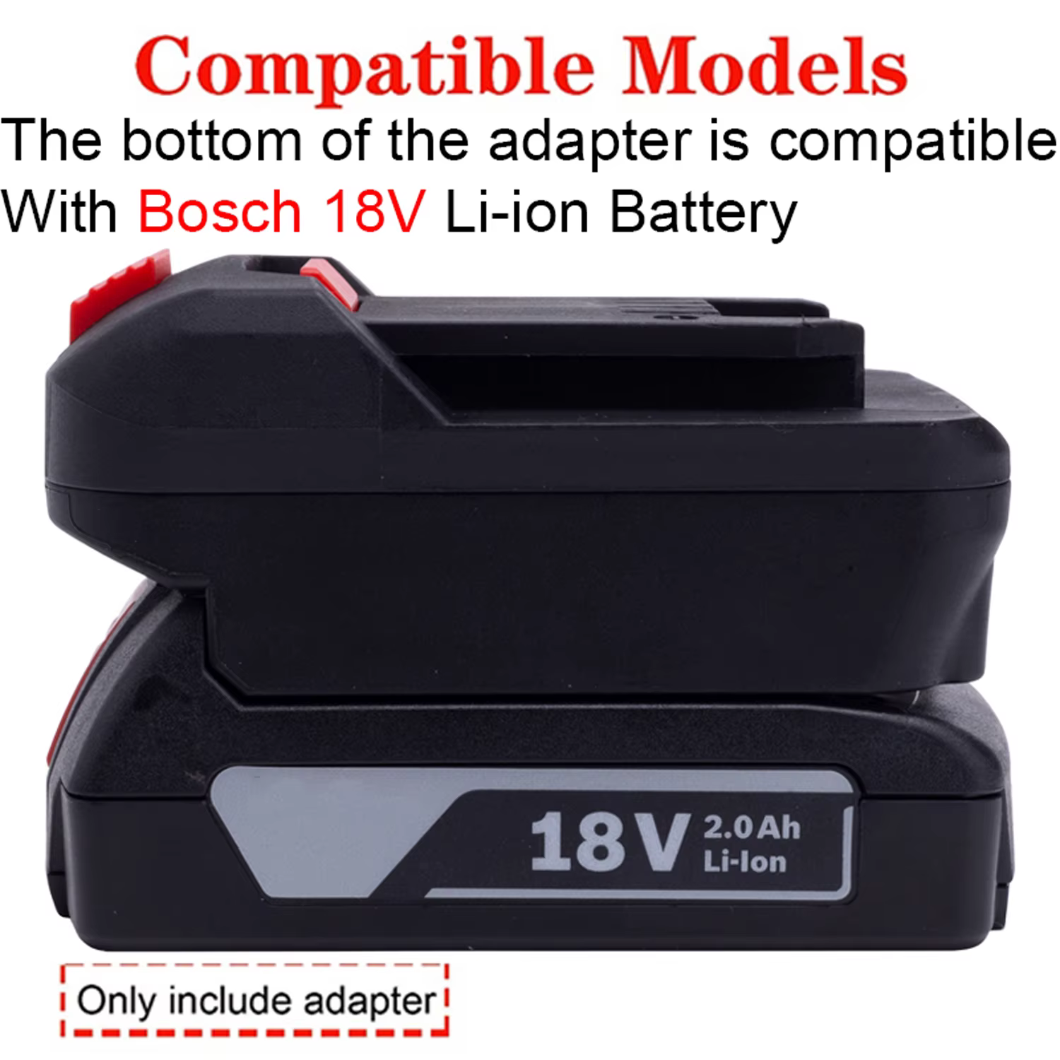 Adaptateur convertisseur pour outils Lidl Parkside X20V Li-ion vers batterie Bosch 18 V
