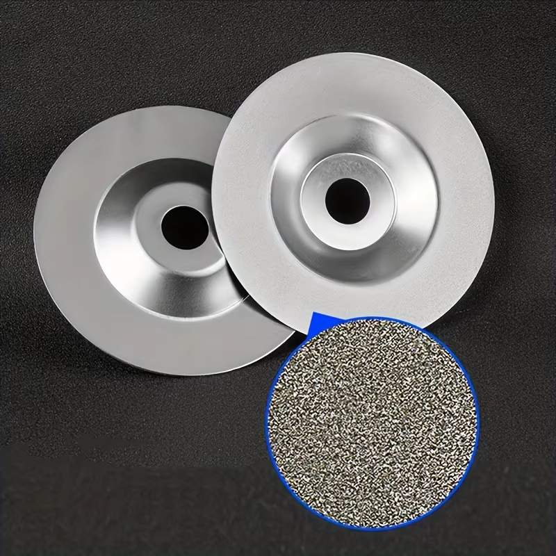 2 lames de meulage en verre diamanté pour carrelage