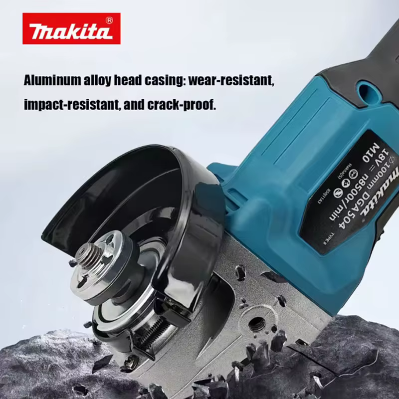 Nouvelle meuleuse sans fil Makita DGA504 2026 : disque de 125 mm, batterie 6,0 Ah, 8500 tr/min, 680 W, idéale pour le meulage du métal et la découpe du bois