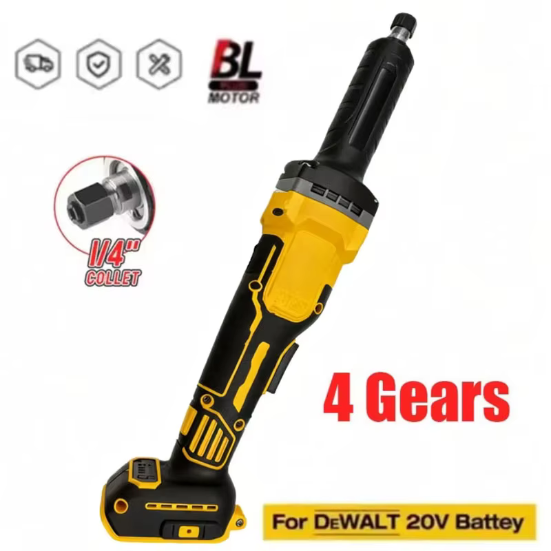 Pour DeWALT 20V 18V batterie sans brosse meuleuse 4 vitesses électrique gravure polisseuse sans fil meulage outils électriques
