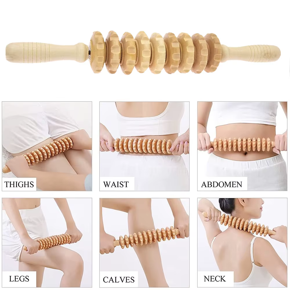 Outils de Massage thérapeutique en bois, outils de thérapie en bois pour soulager la douleur musculaire du corps, outils de sculpture du corps, Massage de la Fascia 1 pièces