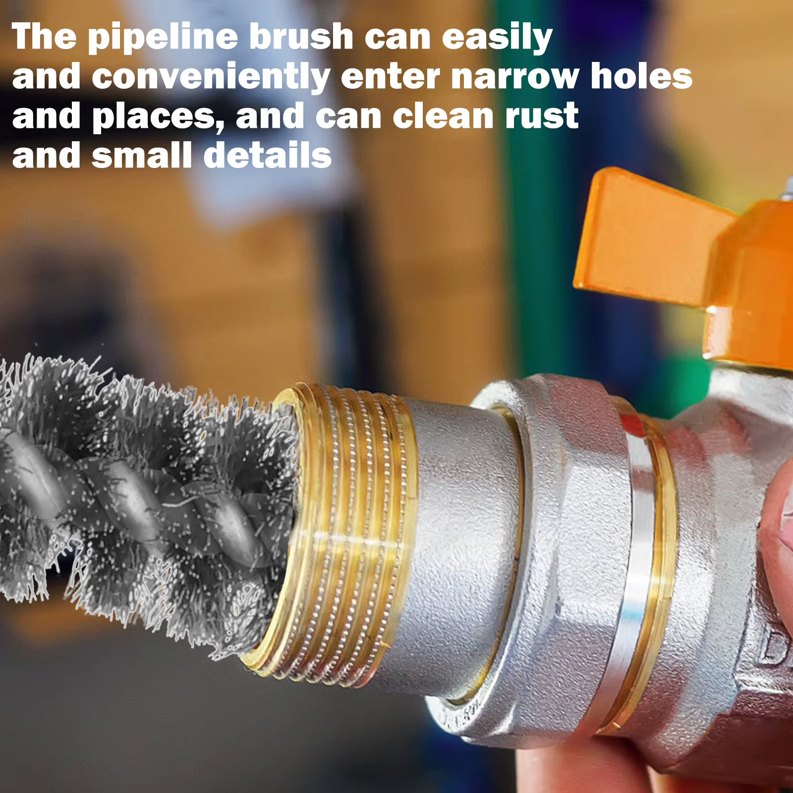Brosse de perçage en acier inoxydable