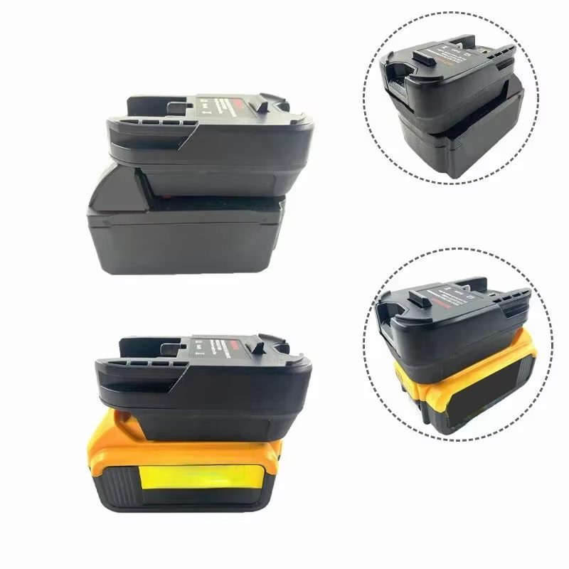 Adaptateur de batterie DM18AR pour Dewalt pour Milwaukee