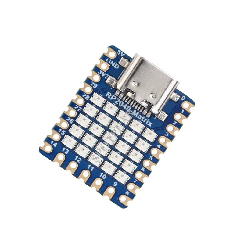 Carte de développement Raspberry Pi RP2040-Matrix 5 × 5 RP2040 RGB LED matrice basée sur le processeur double cœur