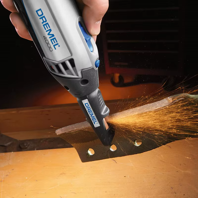 Dremel A679-02 Kit d'affûtage d'outils de jardin comprend 3 accessoires Affûteur de tondeuse à gazon de scie à chaîne
