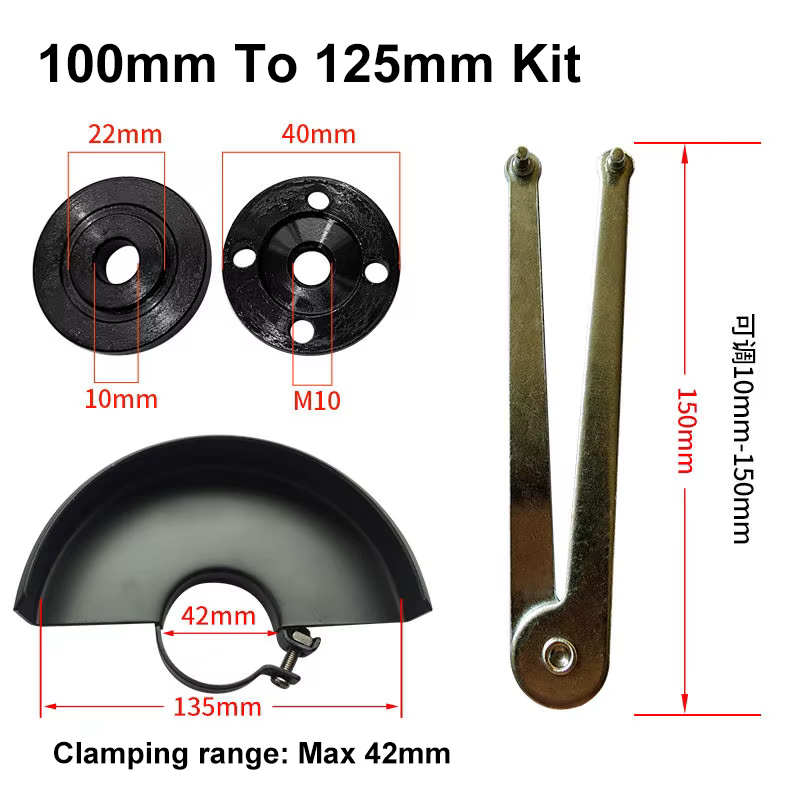 Kit de Conversion de meuleuse d'angle 100mm pour BOSCH