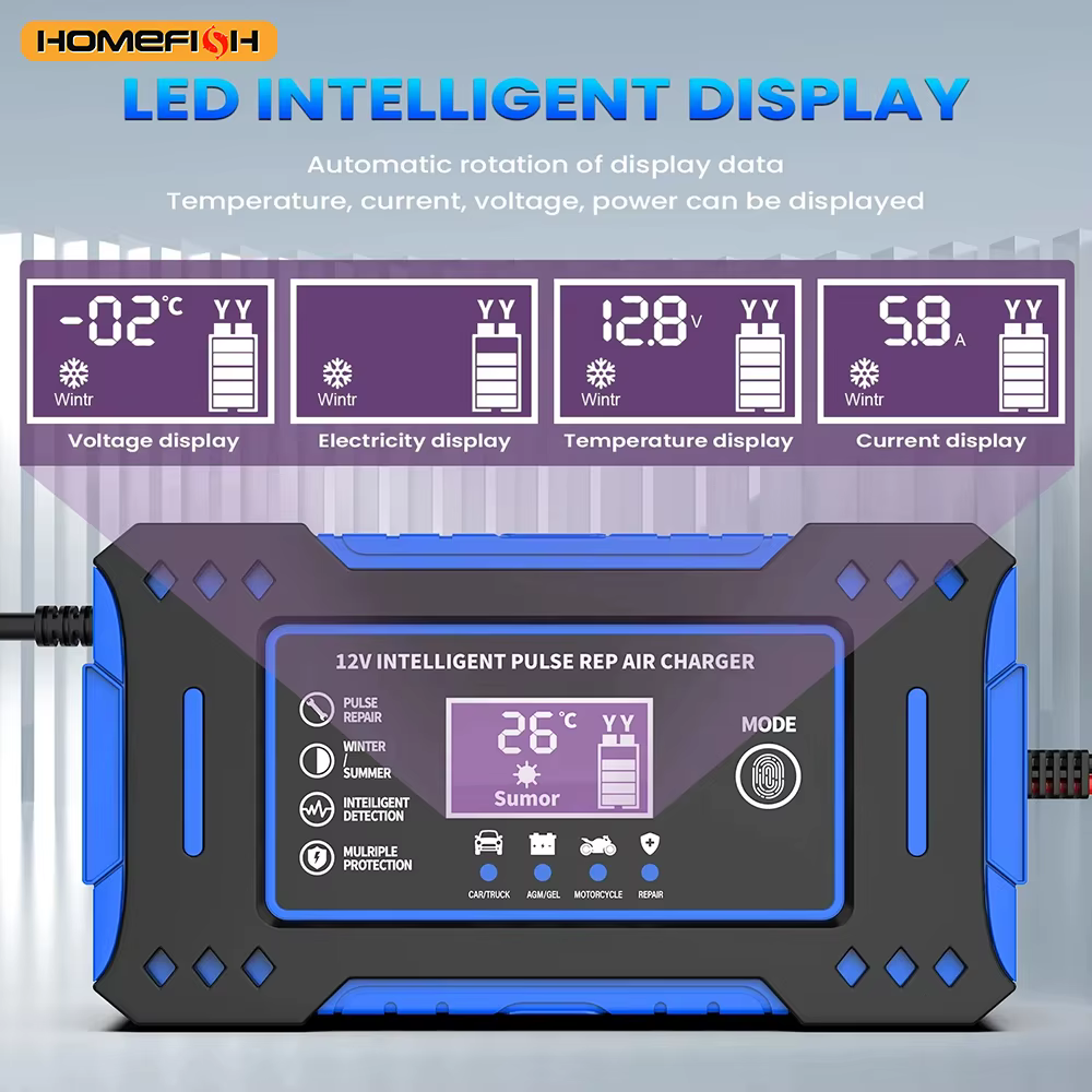 Réparation de batterie écran LCD 6A 12V chargeur