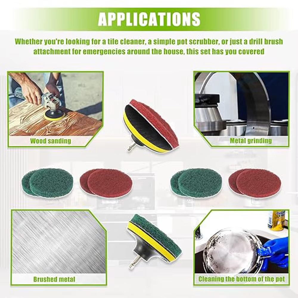 Kit de brosses pour perceuse électrique de voiture