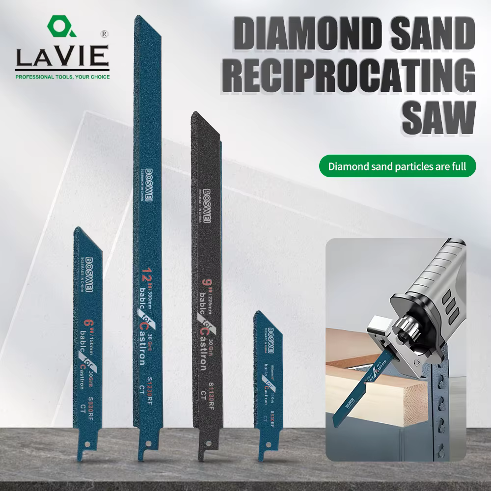 LAVIE lame de scie sauteuse 100/150/225/300mm 30 grains lames