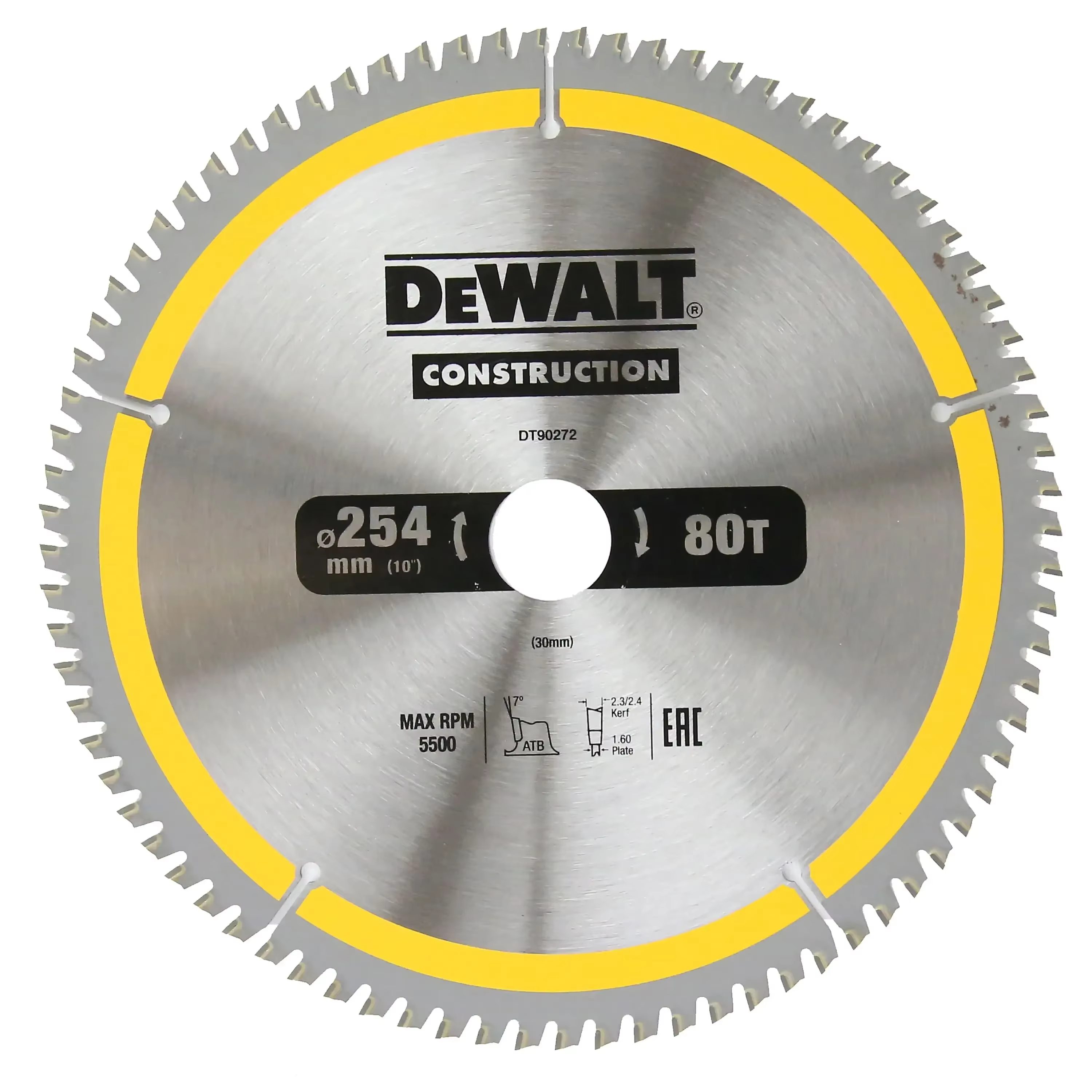 DEobcuT DT90272 DT90250 254MM * 60T/80T Construction Scie Circulaire Lame Accessoires Pour Outils Électriques DT90272-A9 DT90250-A9