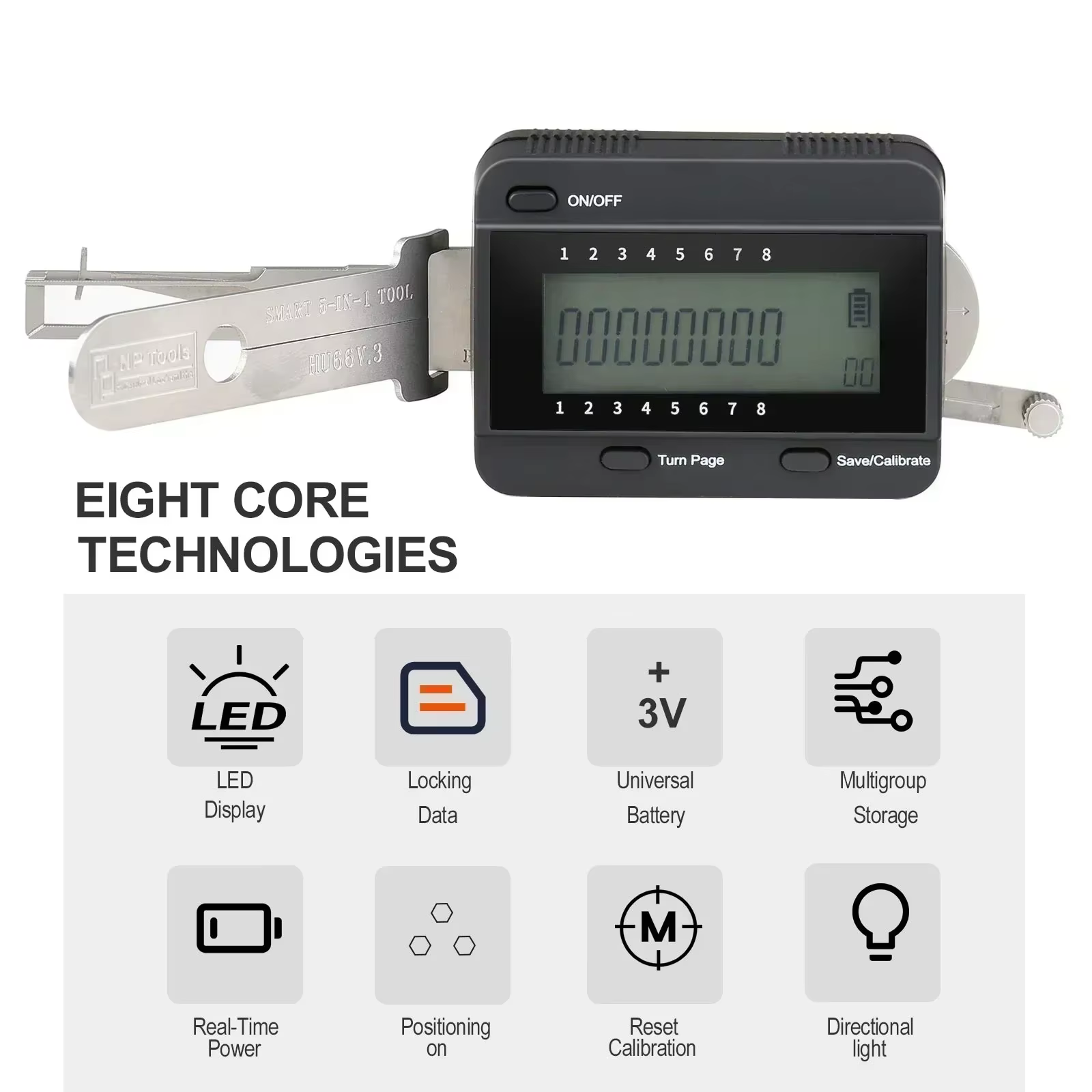 NP Tools Smart 5 en 1 HU66 V.3 HU66V.3 outil clé pour Audi VW