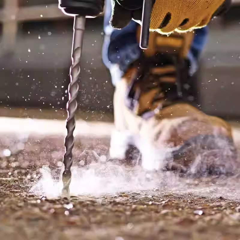 Jeu de forets pour marteau perforateur électrique DEWALT à 4 rainures