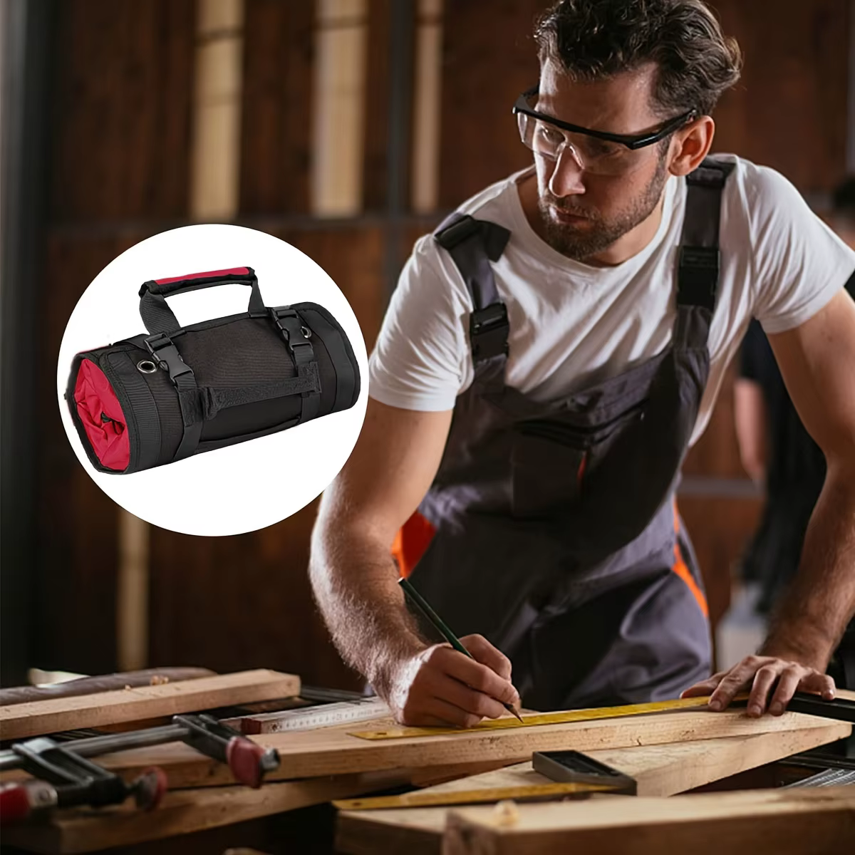 Sac à outils roulant robuste 1 pièce