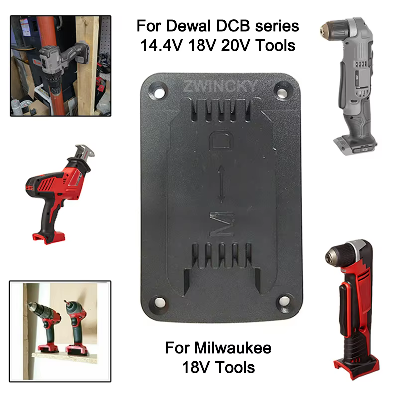 Support mural pour outils Dewalt/Milwaukee 14