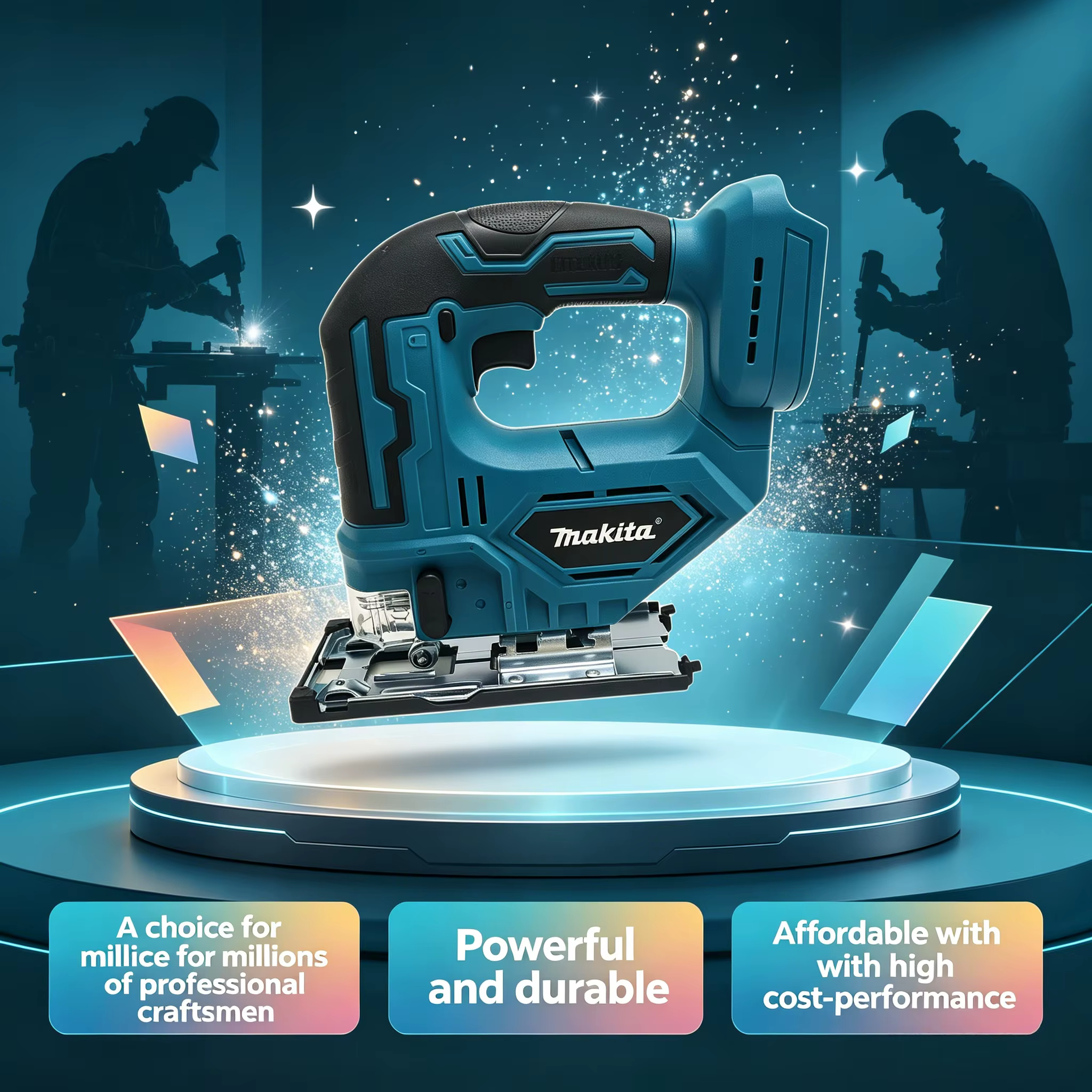 Scie sauteuse électrique sans fil Makita DJV182Z