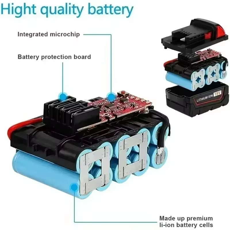 Nouvelle batterie pour outil électrique 18V 5.0/6.0/9.0Ah