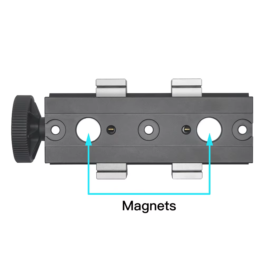 Étau de banc double extrémité ARROWMAX avec support fixe pour perceuses – Série Mini