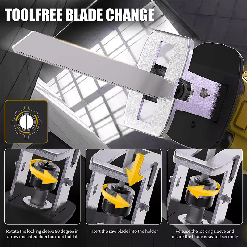 Scies sauteuses sans fil 3999W avec adaptateur de batterie
