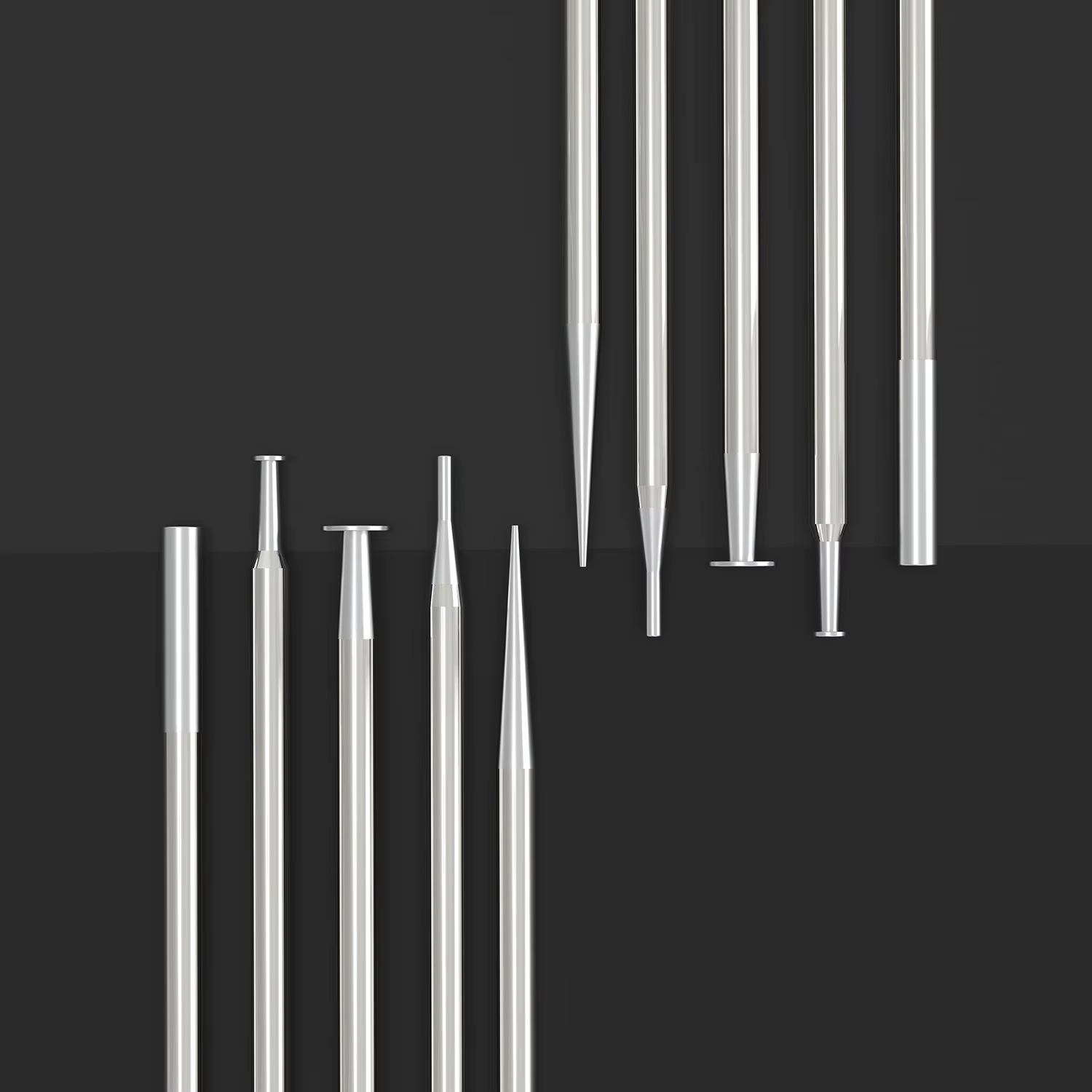 2UUL conseils de remplacement pour stylo de forage de polissage 10 pièces/ensemble 2.35mm