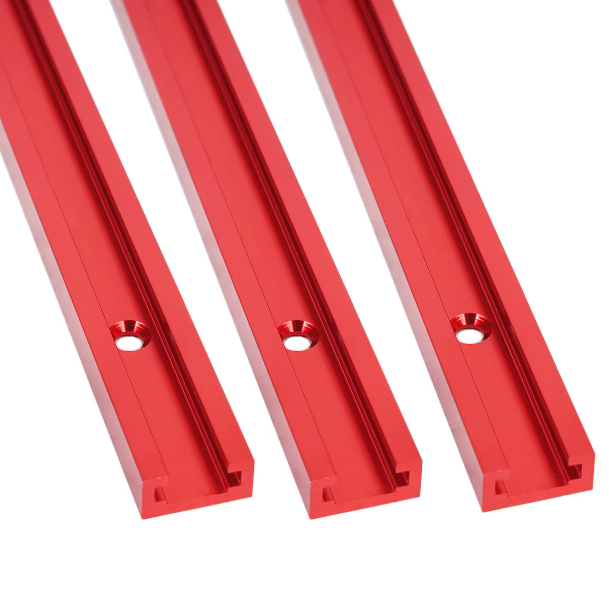 2 pièces Rail de guidage pour menuiserie 600 mm