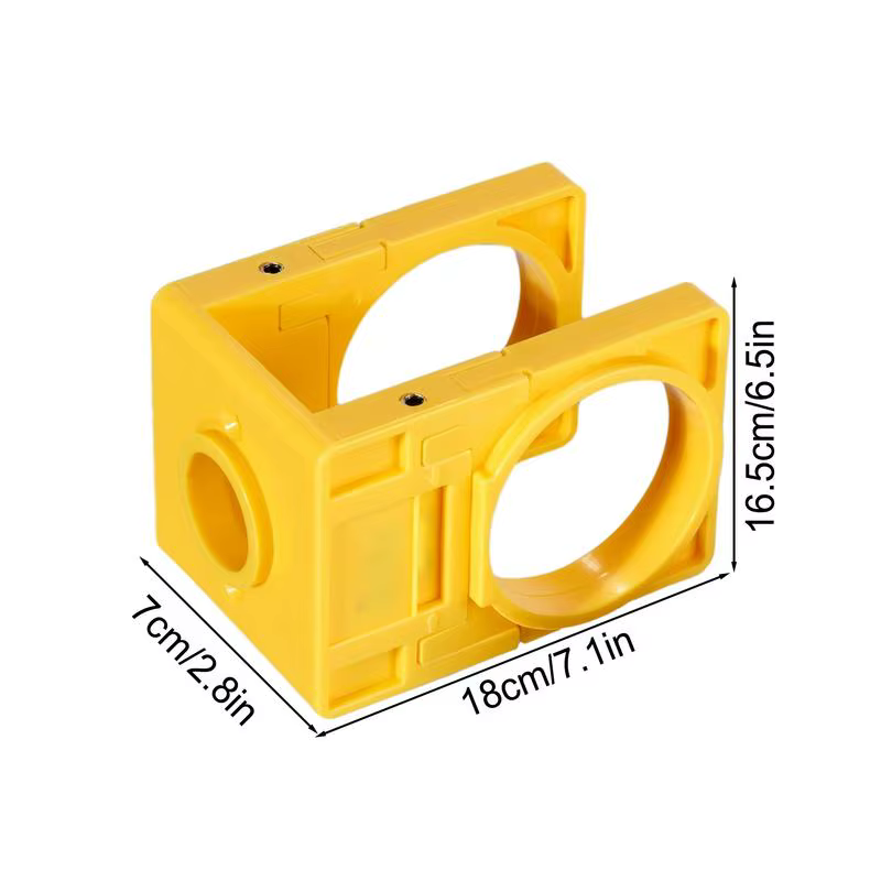 Kit de perçage de bouton de porte 1-3/8 "- 1-3/4"