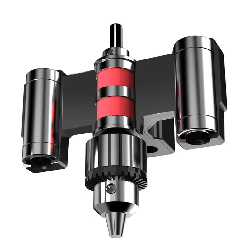 Support de perceuse en alliage d'aluminium pour le bois et le métal (capacité 1-10 mm) - Guide de perçage multi-angles avec échelle