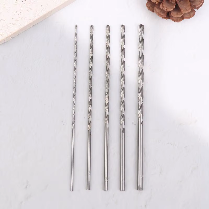 Ensemble de 5 forets 2 mm-5 mm pour le perçage de trous profonds dans le bois dur