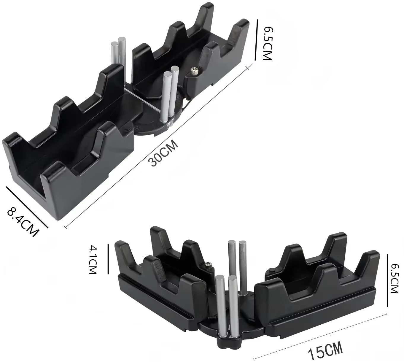 Outil de mesure et de coupe d'angles 2-en-1 – Mesurez et coupez les angles d'onglets