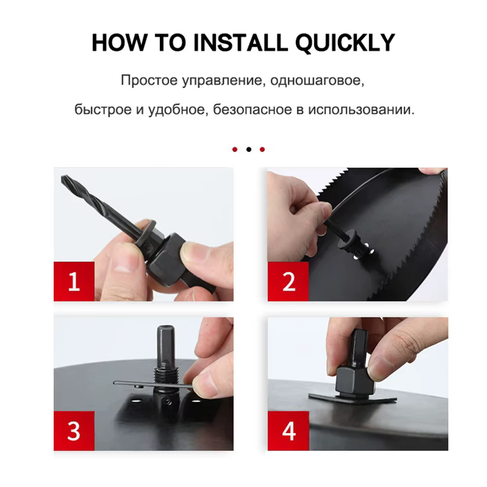 Livraison gratuite 150-210mm bimétallique bois trou scies peu pour le travail