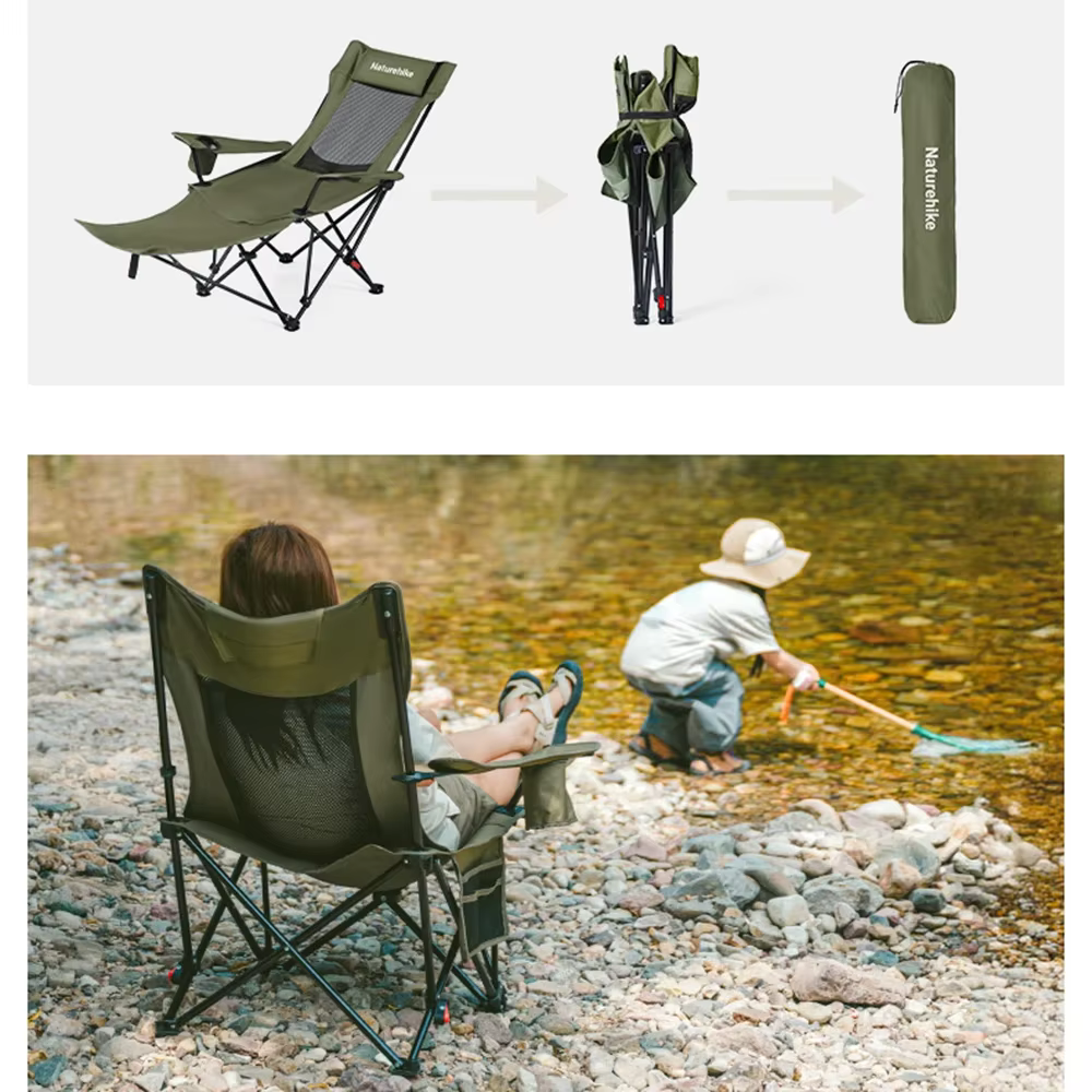 1 pièces chaise longue pêche en plein air Camping chaises de mer chaise longue pliante chaises de plage sieste bureau chaise longue pliante
