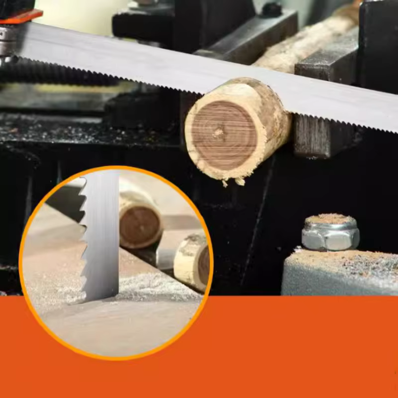 Lames de scie à ruban pour couper le bois dur