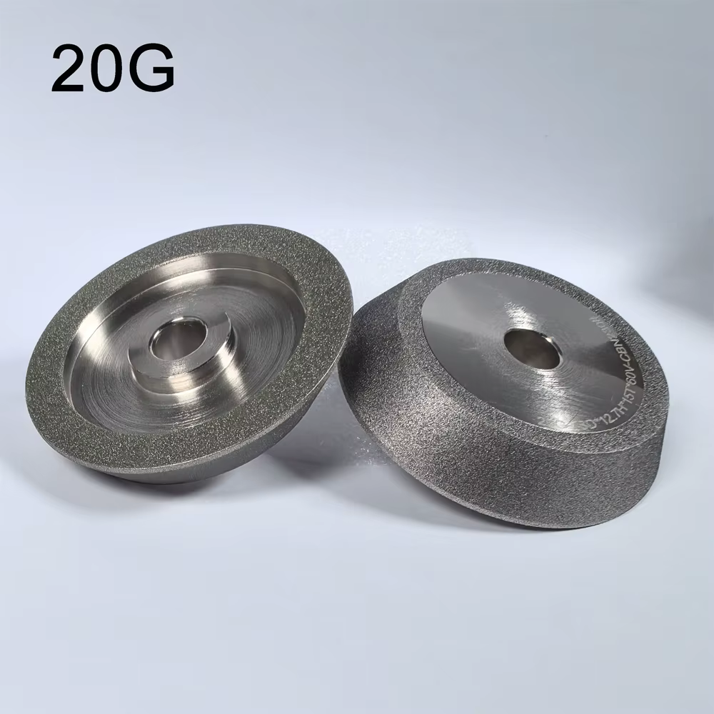 MR 20G 78-125mm CBN meule SDC cercle de meulage 230 grain meuleuse pour carbure métal tungstène acier fraise