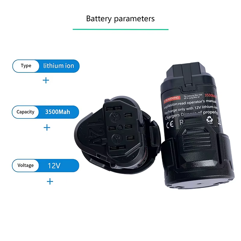 Compatible avec la batterie au lithium Ridgid 12V 3500mAh