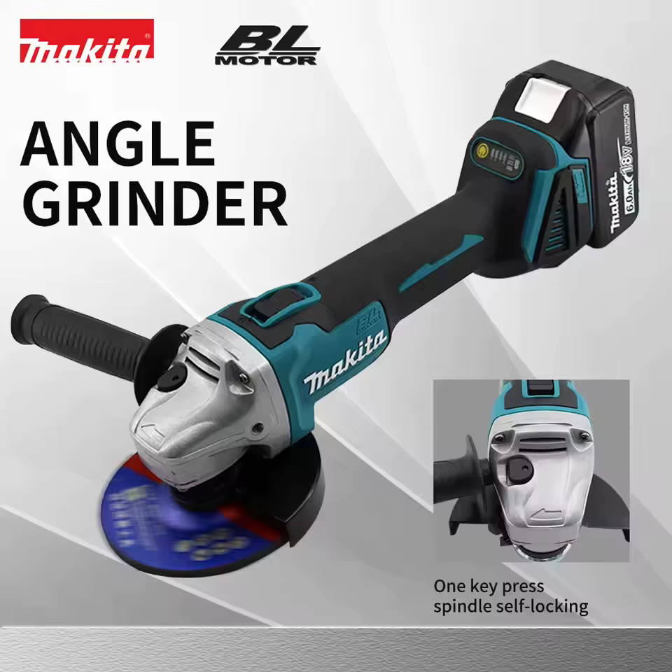Meuleuse d'angle sans fil MachitaDGA404 125 mm à batterie lithium-ion pour découpe et meulage