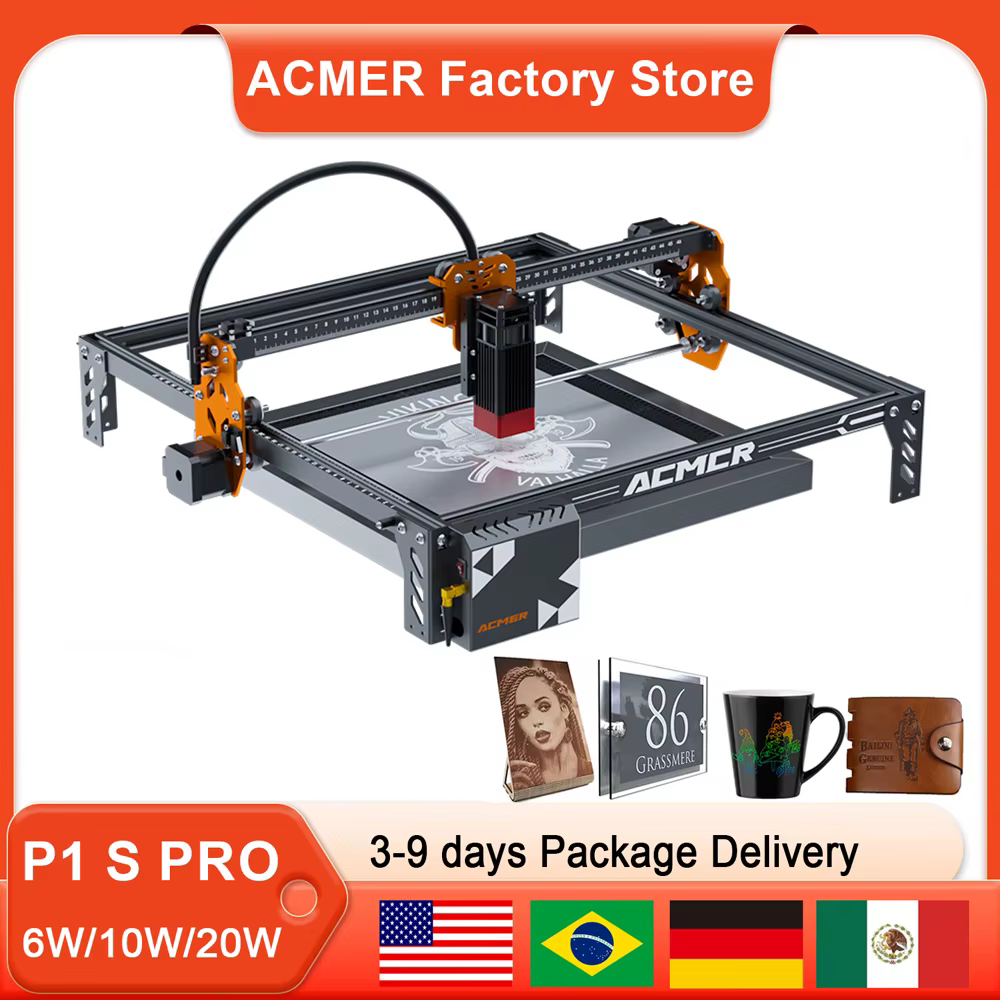 Graveur laser ACMER P1 S PRO 6W 10W 20W