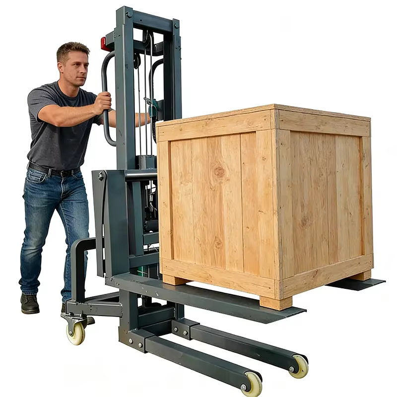 Chariot élévateur électrique portable et compact de 300 kg